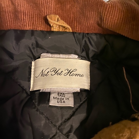 Carhartt Tan Field Jacket with Brown Collar - Picture 3 of 3